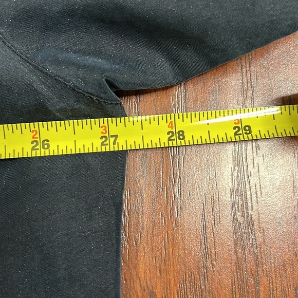 Men's Haggar navy button down patterned dress shirt XXL - Picture 4 of 5